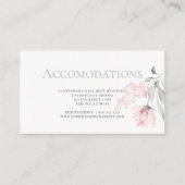 Toevoegingen Oversteekplaats Blush Roze Waterverf  Informatiekaartje (Voorkant)