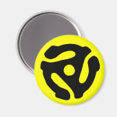 Toevoegingsmagneet 45 rpm record magneet (Voorkant / Achterkant)