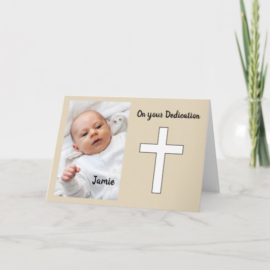 Toewijdingsfoto Kaart (Voorkant)