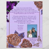 Toewijzing aan mijn vrouw Speciaal Papier (Achterkant)