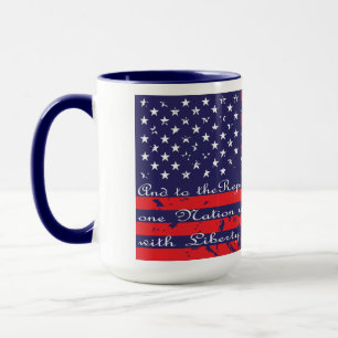 Toezegging Amerikaanse vlag Mok