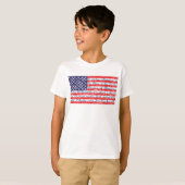 Toezegging van Allegience American Flag T-shirt (Voorkant volledig)