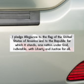 Toezegging van de legaliteit bumpersticker (Op auto)