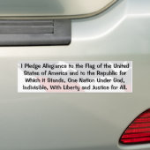 Toezegging van de legaliteit bumpersticker (Op auto)