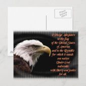 Toezegging van het Briefkaart van de legitimering (Voorkant / Achterkant)