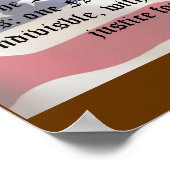 Toezegging van legitiem recht poster (Hoek)