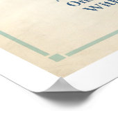 Toezegging van legitiem recht poster (Hoek)