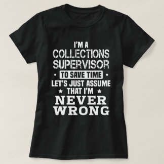 toezichthouder voor collecties t-shirt