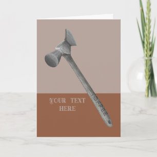 Toffee hamer illustratie kaart