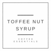Toffee Nut Siroop Sticker (Voorkant)