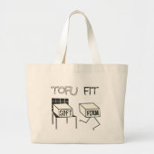 Tofu Fit Funny Running Tofu Soy Sac fourre-tout th (Devant)