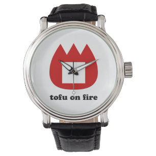 📛 tofu in brand horloge
