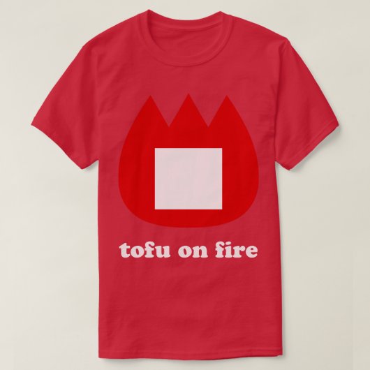 tofu in brand t-shirt (Design voorkant)