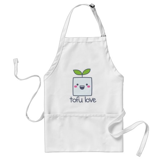 Tofu Love Apron Standaard Schort (Voorkant)