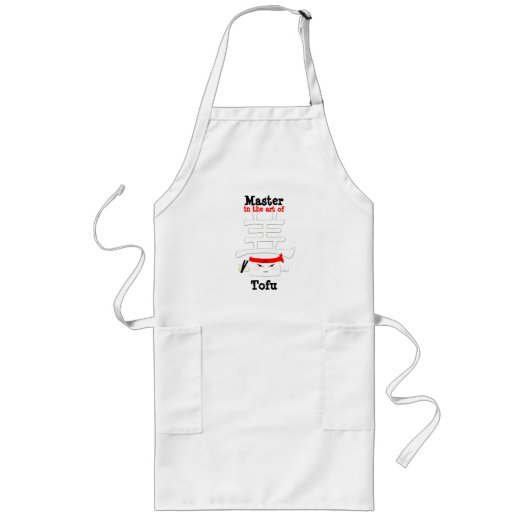 Tofu Master Apron Lang Schort (Voorkant)
