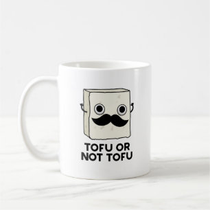 Tofu of niet Tofu Funny Shakespeare Food Pun Koffiemok