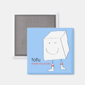 Tofu Rocks Mijn Sokken - Magneet (Voorkant / Achterkant)