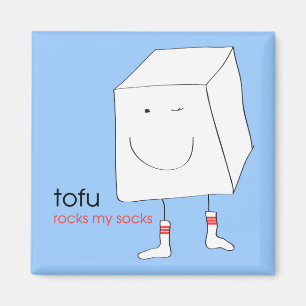 Tofu Rocks Mijn Sokken - Magneet