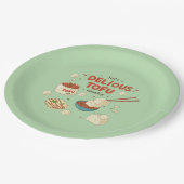 tofu-tastisch papieren bordje (Gekanteld)