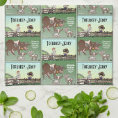 Tofurkey Jerky Serviette de cuisine (Plié)