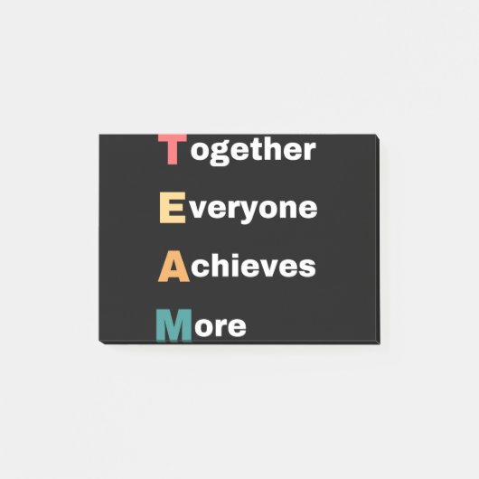 Together Everyone Achieves More Post-it® Notes (Voorkant)
