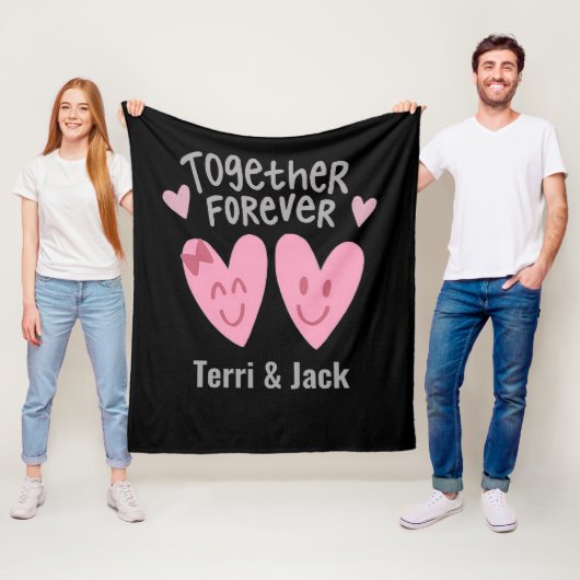 Together Forever - Aangepaste fleece Blanket (In situ)