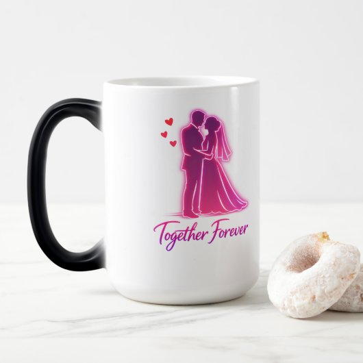 Together Forever Love Mug – Cute Romantic Gift for (Avec donut)