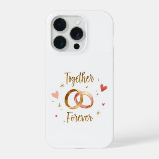 Together Forever Romantic Phone Case iPhone Hoesje (Achterkant)
