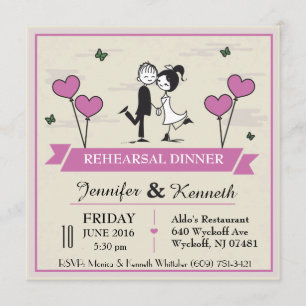 Together Groom & Bride Uitnodiging