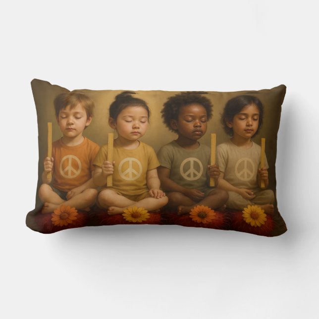 Together in Harmony Throw Pillow Kussen (Voorkant)