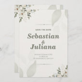 Together Is Our Favorite Place Wedding Invitation (Devant / Derrière)