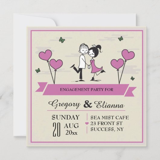 Together Post Wedding Brunch Uitnodiging (Voorkant)