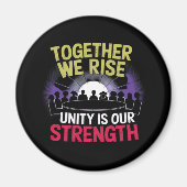 Together We Rise Inspiron Design Magneet (Voorkant)