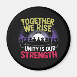 Together We Rise Inspiron Design Magneet