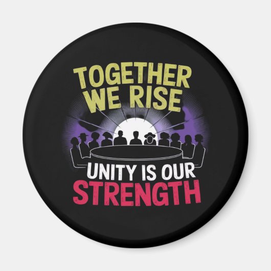 Together We Rise Inspiron Design Magneet (Voorkant)