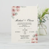 Together with Their Families Wedding Invitation Wo (Debout devant)