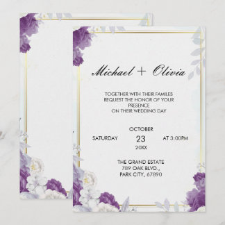Together With Their Families Wedding Invitation Wo Kaart
