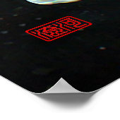 Togetherness in Love/Gold & Silver Koi Fish Poster (Hoek)