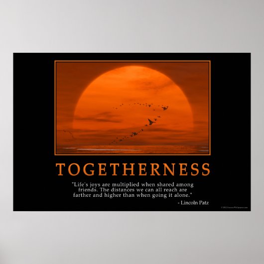Togetherness Poster (Voorkant)