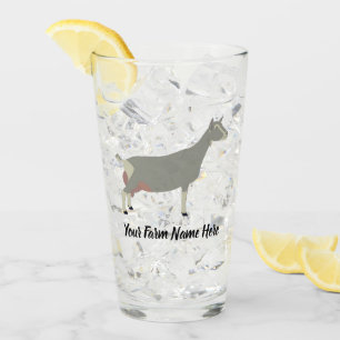 Toggenburg Dairy Goat Glas