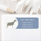 Toggenburg Zuivelgeit retour adreslabel Etiket (Insitu)