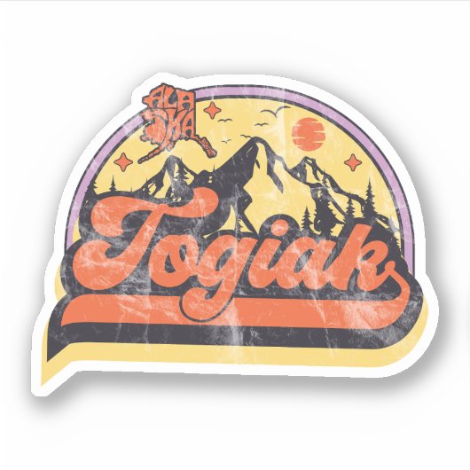 Togiak, Alaska Sticker (Voorkant)