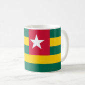 Togo Drapeau Céramique Café Mug (Devant droit)