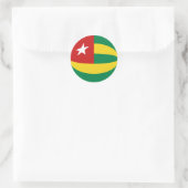 Togo Fisheye Vlag Sticker (Tas)