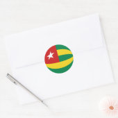 Togo Fisheye Vlag Sticker (Envelop)