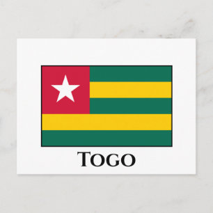 Togo Flag Briefkaart