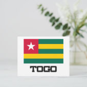 Togo Flag Briefkaart (Staand voorkant)