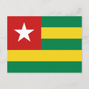 Togo Flag Briefkaart