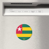 Togo Flag Charming Patriottic Magneet (Insitu (Vaatwasser))