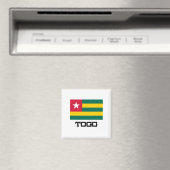 Togo Flag Magneet (Insitu (Vaatwasser))